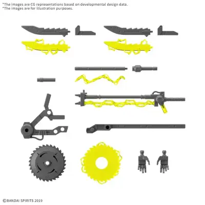 Maquette 30mm customize weapons plasma weapon